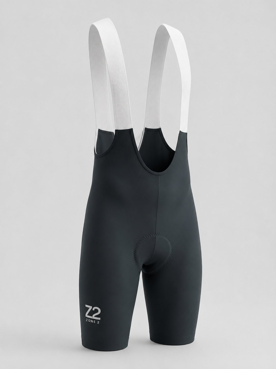 Z2 Unisex Seamless Pro Bib Shorts  gray Smoke