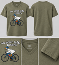 Z2 Unisex Olive V-Neck Short Sleeve TShirt
