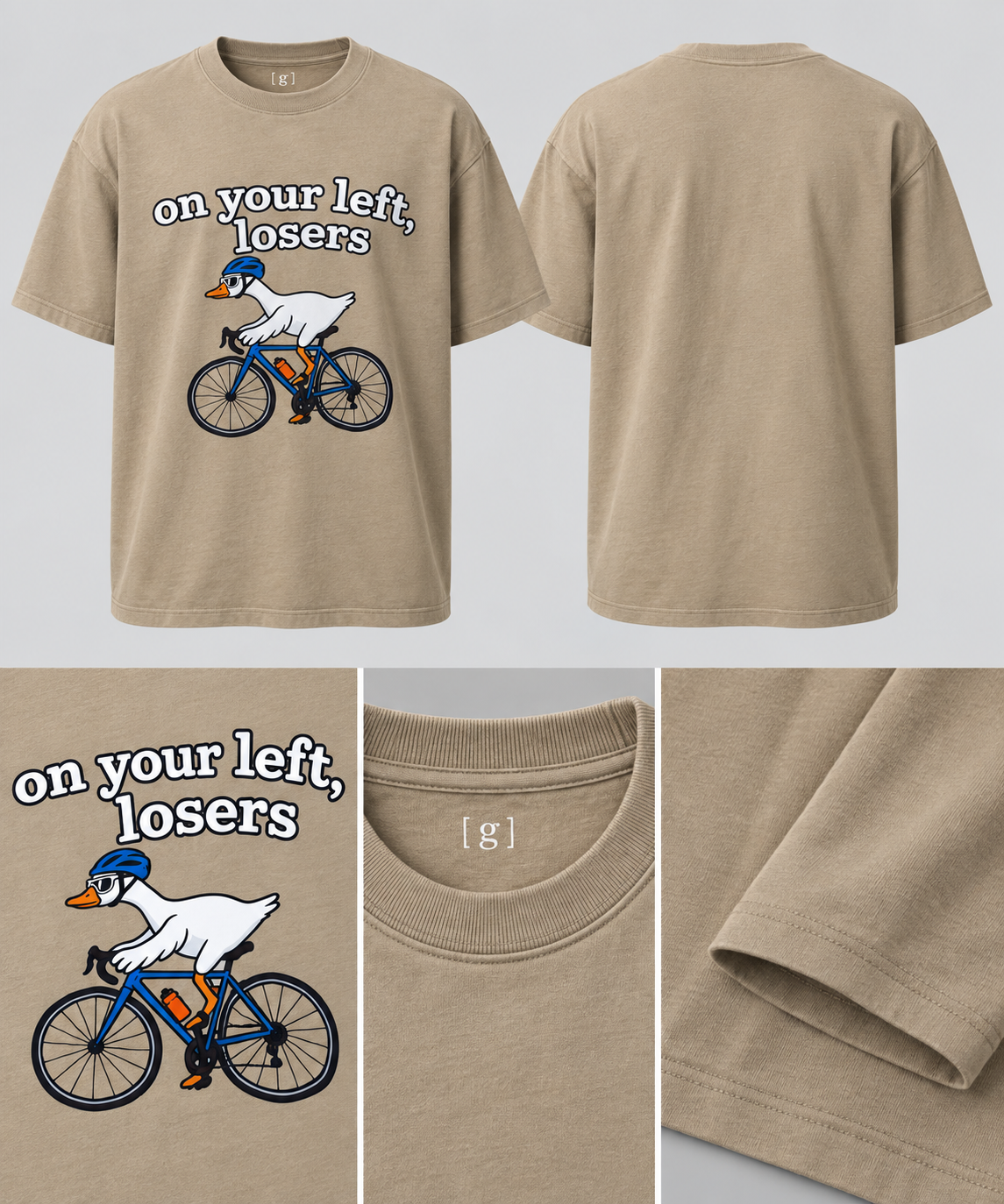 Z2 Unisex Sand Crewneck Short Sleeve Tshirt