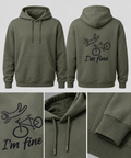 Z2 Unisex Olive Green Fleece Hoodie