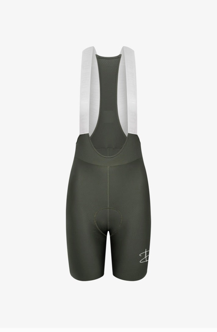 GRG KM200 women Seamless pro bib shorts olive gofrada