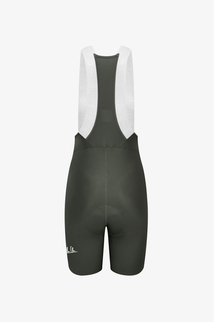 GRG KM200 women Seamless pro bib shorts olive gofrada