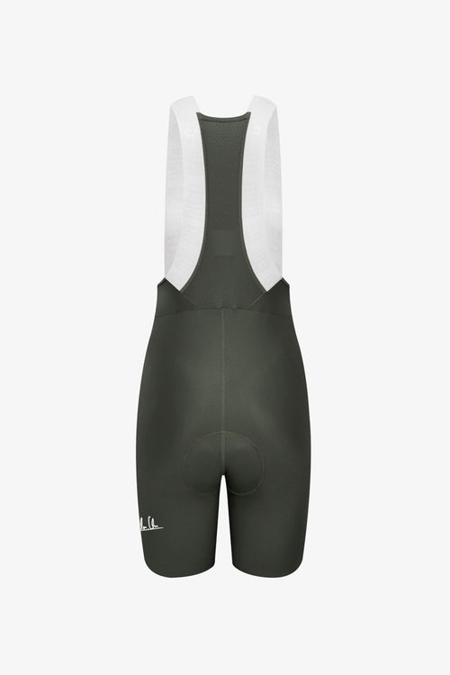 GRG KM200 women Seamless pro bib shorts olive gofrada