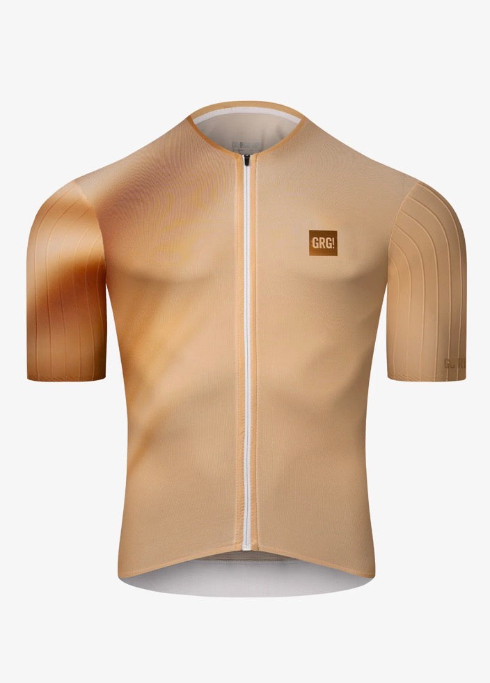 GRG KM100 Unisex pro fit jersey tan beige
