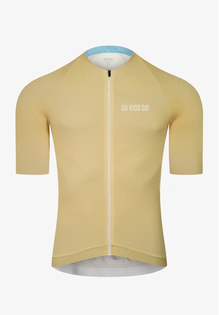 GRG KM200 Unisex race fit jersey beige java