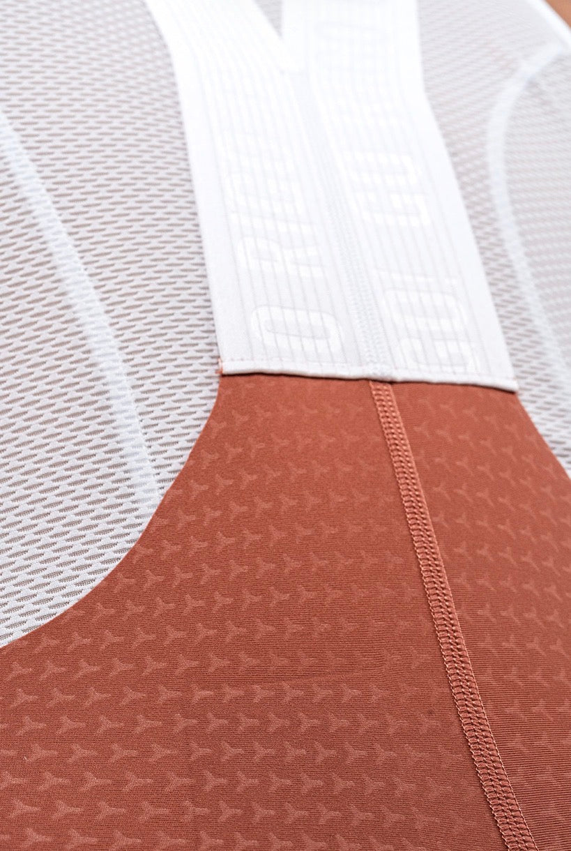 GRG KM200 Men’s seamless pro bib shorts peach Gofrada
