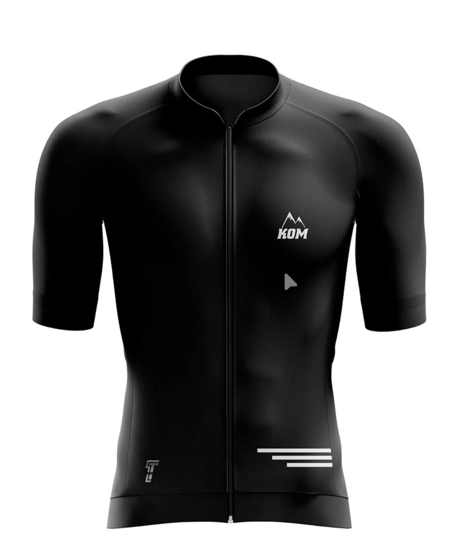 KOM TOUR Unisex pro fit jersey black