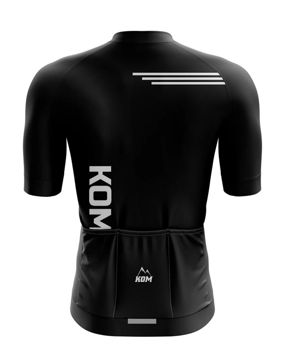 KOM TOUR Unisex pro fit jersey black