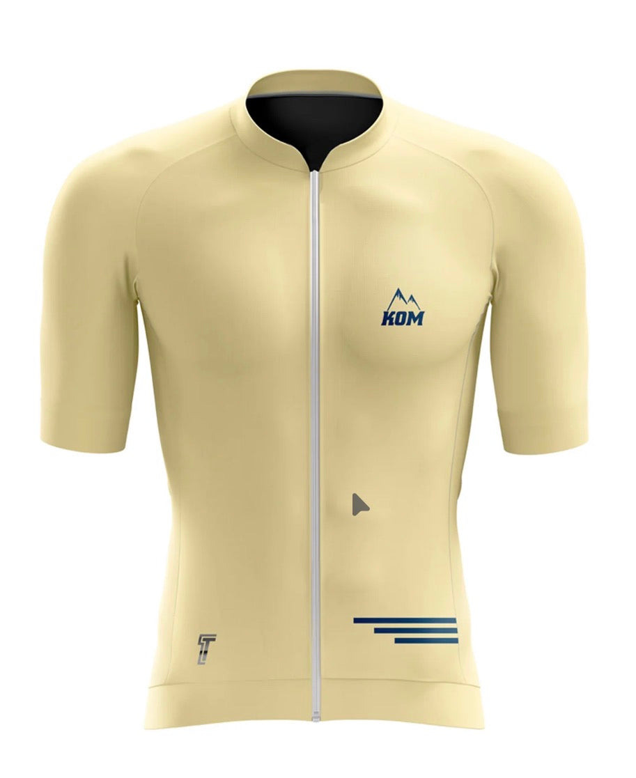 KOM TOUR Unisex pro fit jersey beige