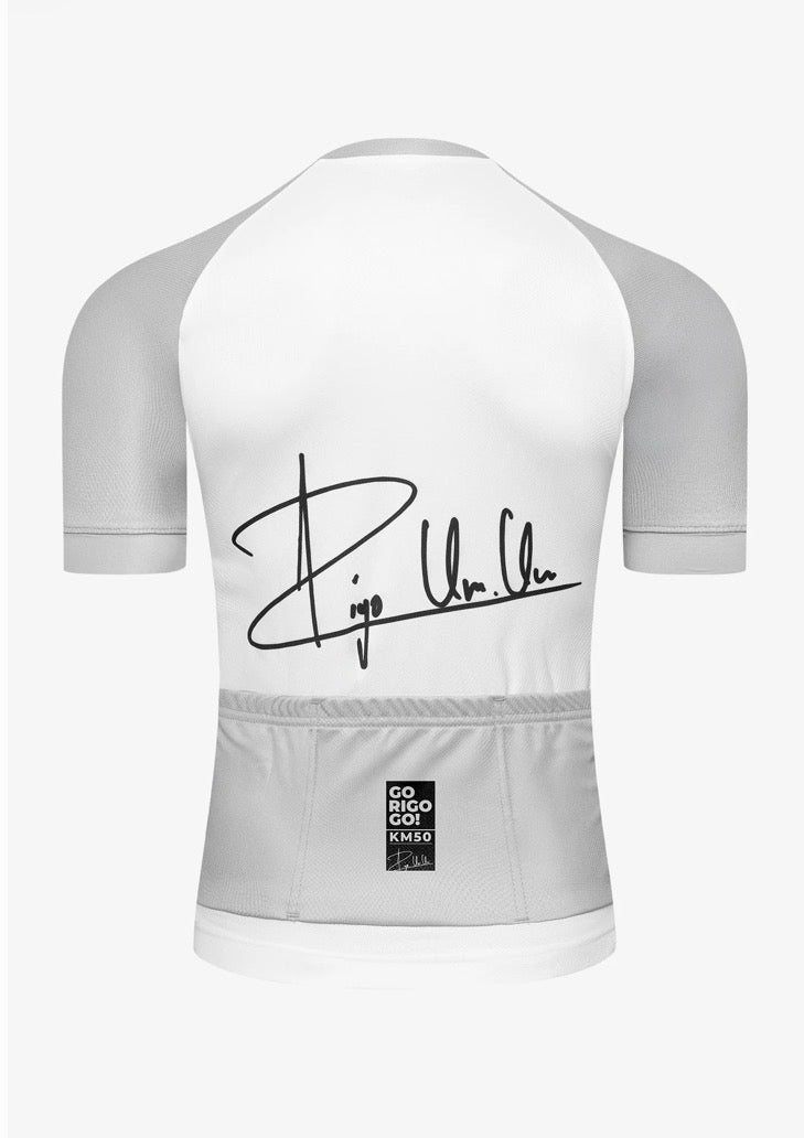 GRG KM50 Unisex jersey white/silver