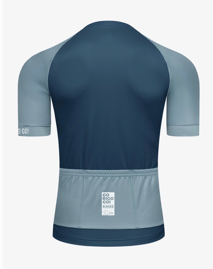 GRG KM50 Unisex jersey light blue/navy