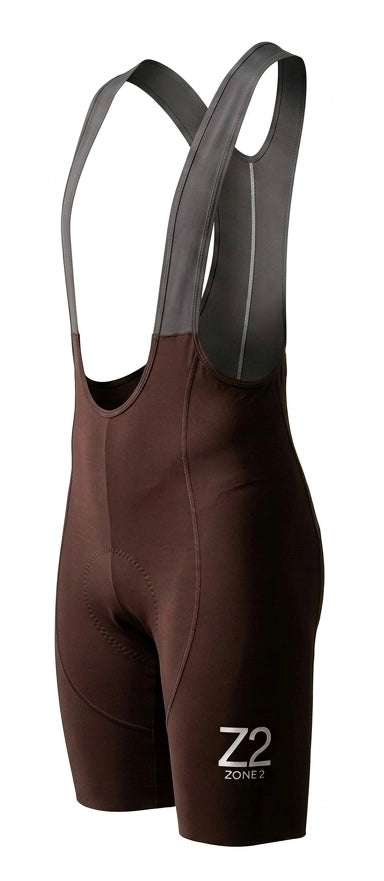 Z2 unisex seamless pro Bib shorts brown