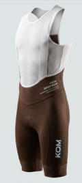 KOM GIRO Men’s bib with pockets light brown