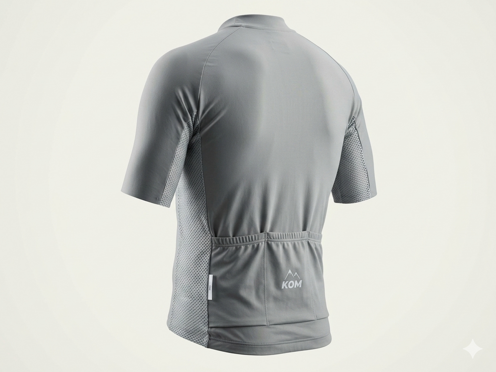 KOM GIRO unisex jersey silver