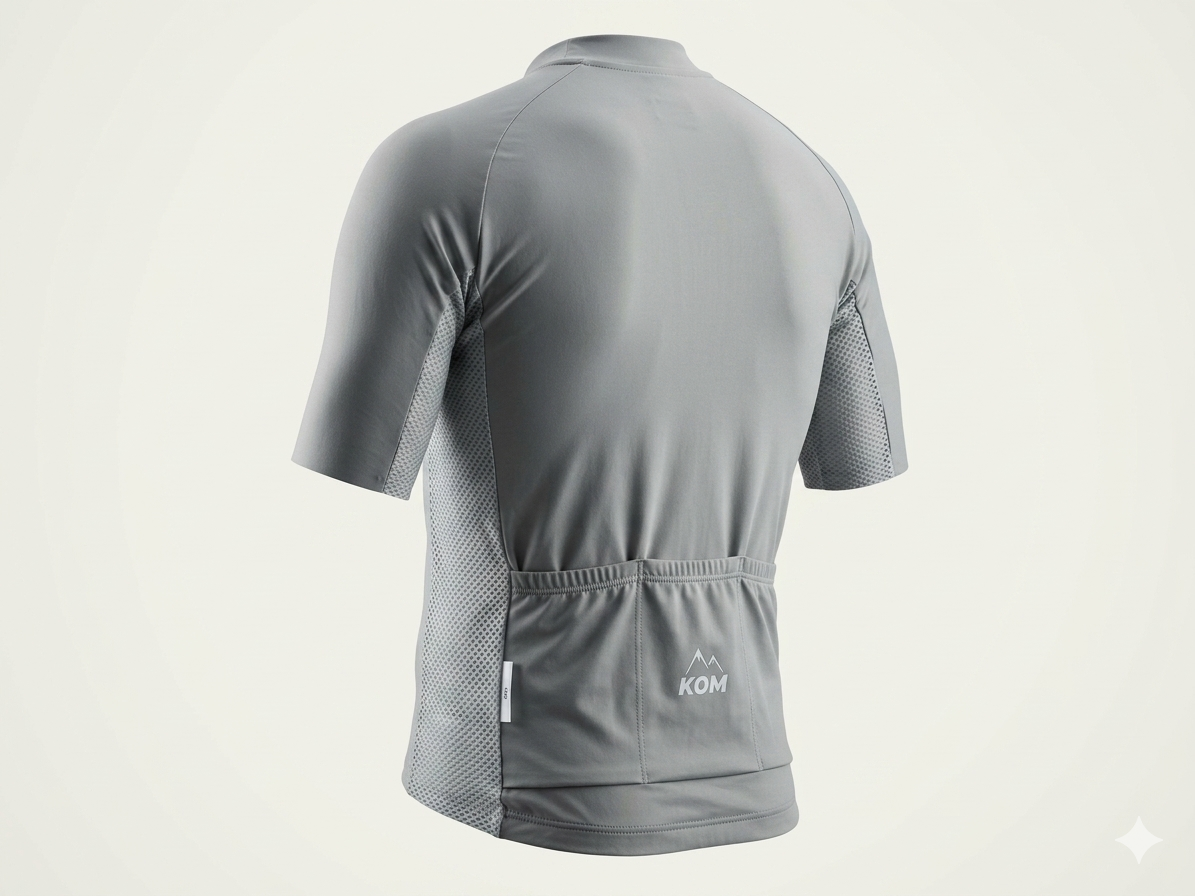 KOM GIRO unisex jersey silver